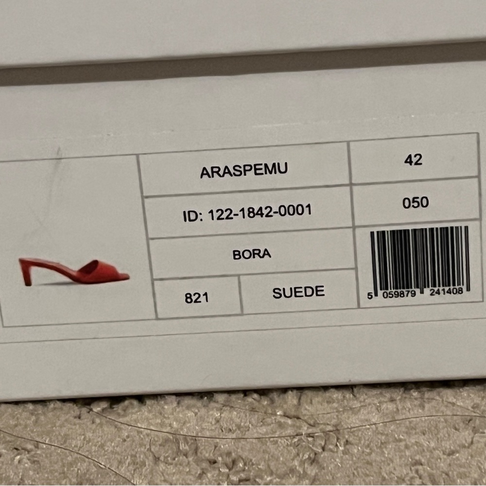 NIB Manolo Blahnik Araspemu Pink Suede Mules - Picture 4 of 6